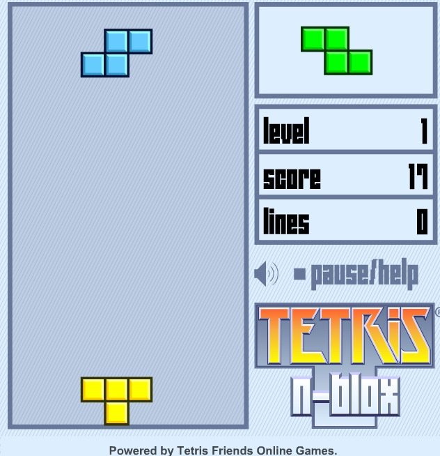 Tetris Game Using Mouse With Windows