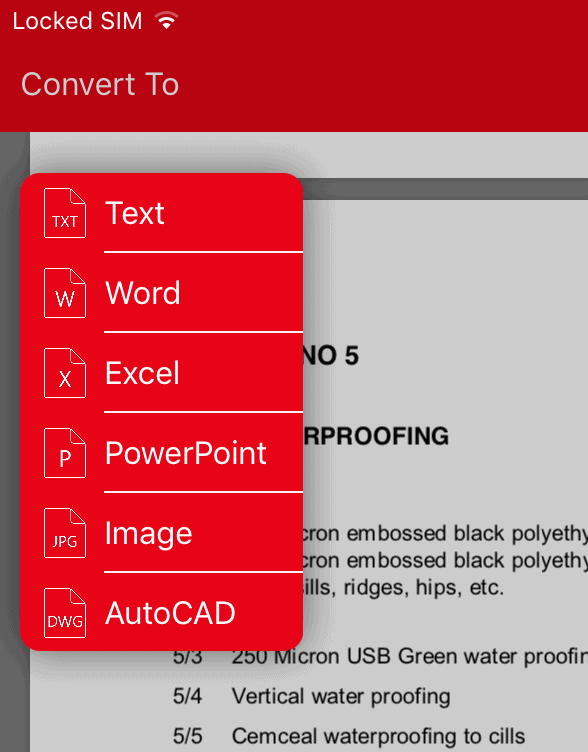 PDF to Text Converter - Convert PDF Files to Text Files on iPhone/iPad