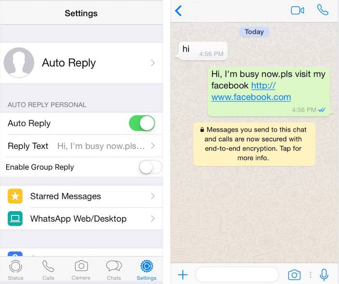 How To Enable Whatsapp Auto Reply On The Iphone