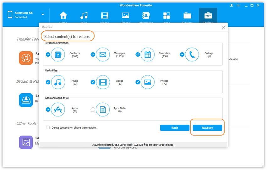 samsung data backup and restore