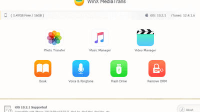 WinX MediaTrans Music Manager