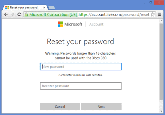 how to reset your password for microsoft onedrive account