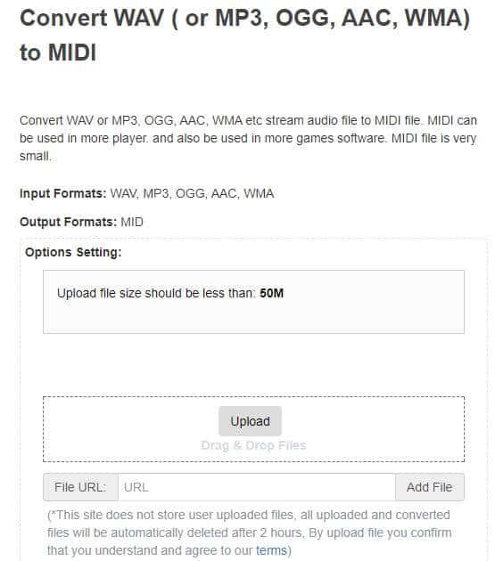 midi to mp3 converter online free