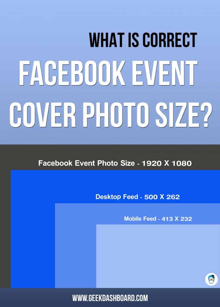 Size of Facebook Event cover photo on desktop feed and mobile feed
