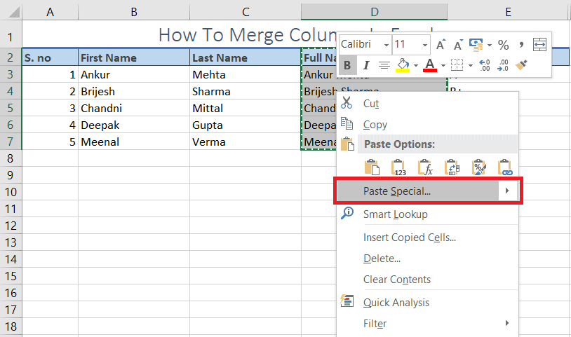 converting formulas to values using excel for mac