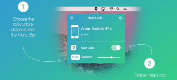 Enable Near Lock in iPhone or in Mac