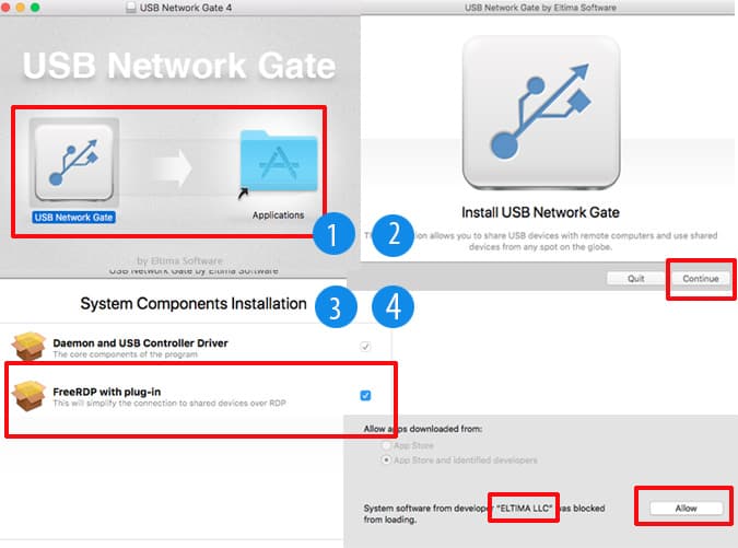 Usb network gate 9