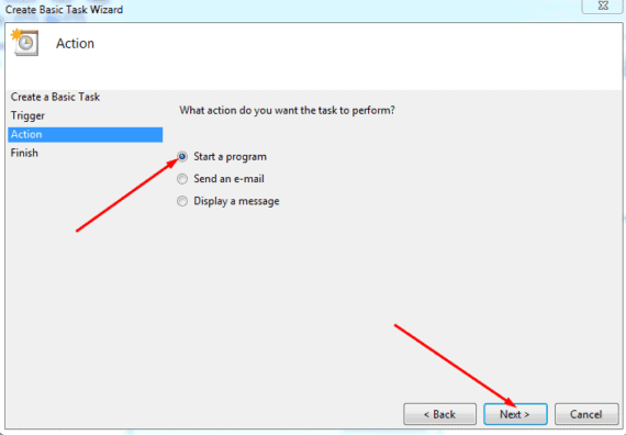 Using Task Scheduler4