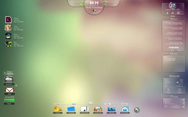 rainmeter skins gamer