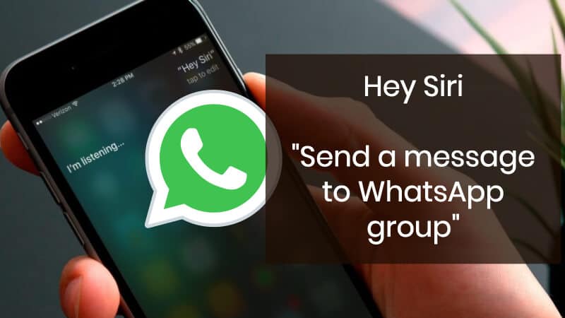 WhatsApp for iPhone Now Allows Users to Send Group Messages Using Siri