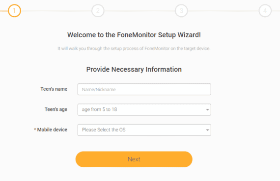 Add device, kid name and age