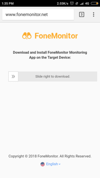 Download FoneMonitor APK file on your kid device