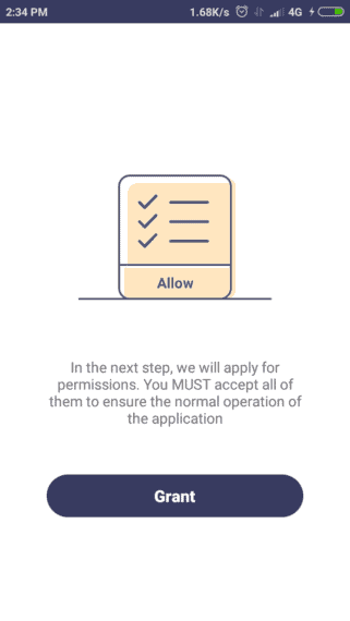 Grant required permissions to get started