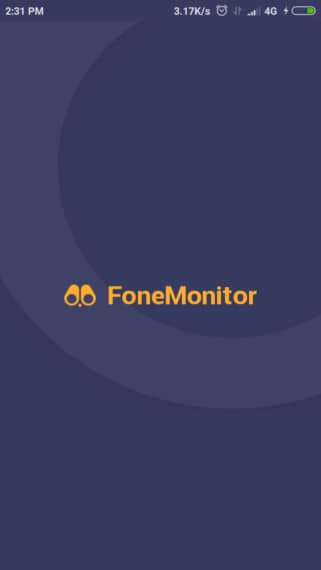 Launch the app and login with FoneMonitor credentials