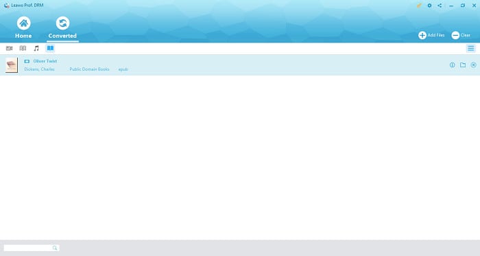 Leawo Prof. DRM Review - eBook Converter - Converted File