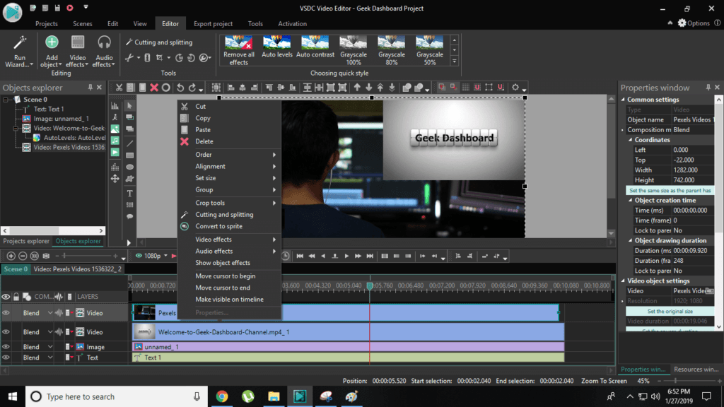 how to crop a video in vsdc how to crop a video in vsdc