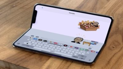 Foldable iPad render