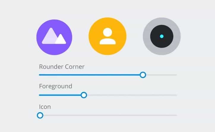 Realme UI icon customization setting