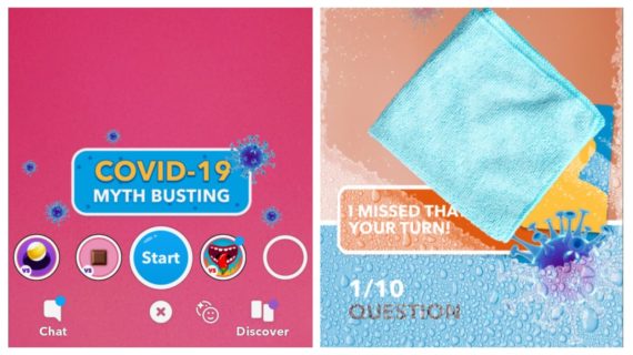 Snapchat new Myth Busting game