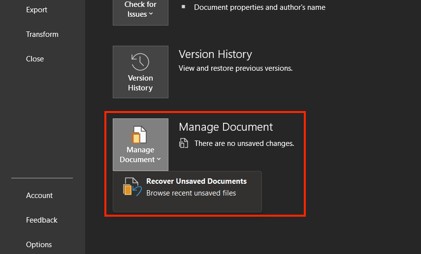 How to Recover Unsaved Word Document on Windows PC or Laptop