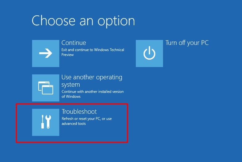  forçar a exclusão de um arquivo em uso usando o modo de segurança-Inicialização Segura na inicialização avançada (Windows 10)