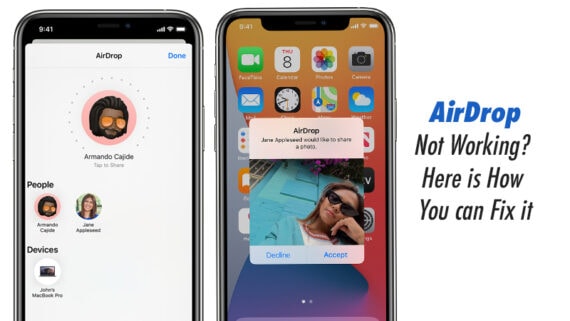 Troubleshoot AirDrop Problems
