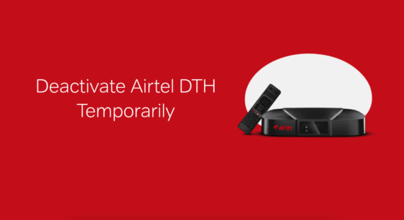 Deactivate Airtel DTH Temporarily