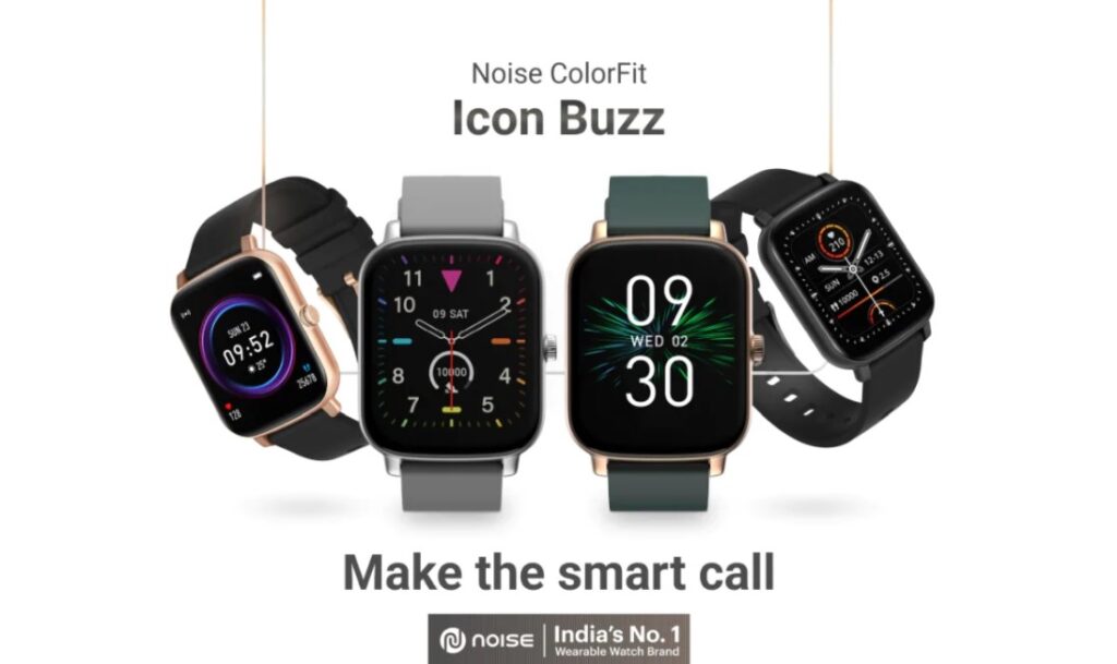 Noise ColorFit Icon Buzz Smartwatch with 7-day Battery Life and Bluetooth Calling Launched in India