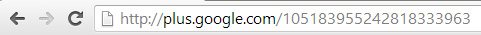 o painel Geek Google+ Page URL antigo