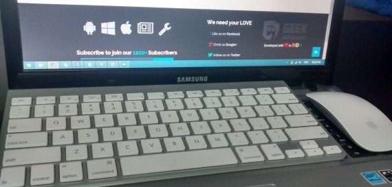 how to connect apple keyboard and mouse to windows