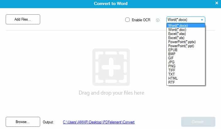 convert pdf files