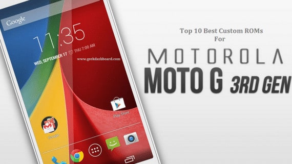 best custom roms for moto g3 2015